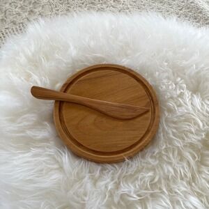 Vintage Cheese Board and Spreader